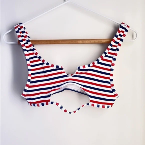 FRANKIES BIKINIS Red White and Blue set - Picture 3 of 6